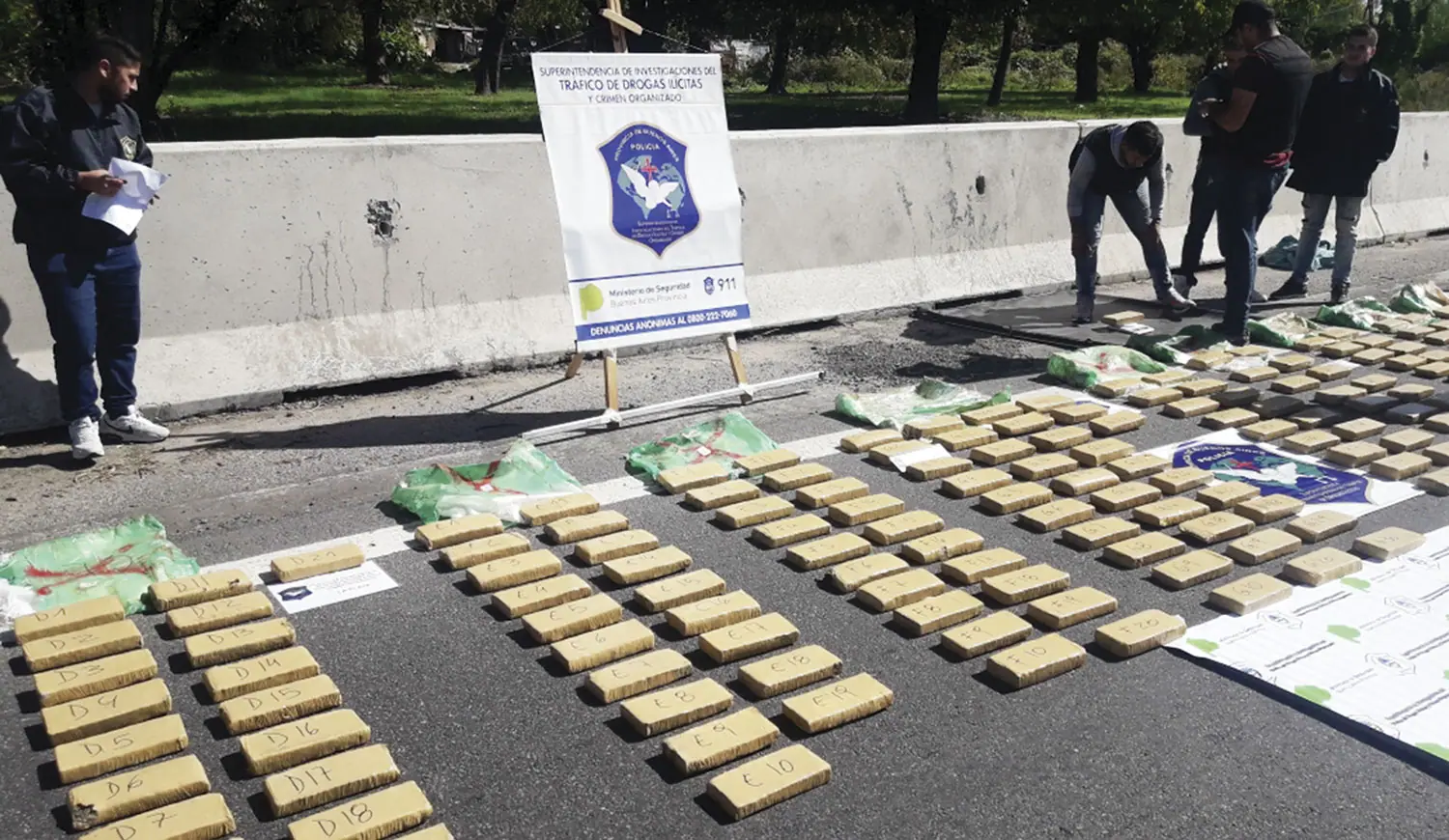 Decomisaron siete kilos de cocaína en un operativo en la autopista Buenos Aires–La Plata
