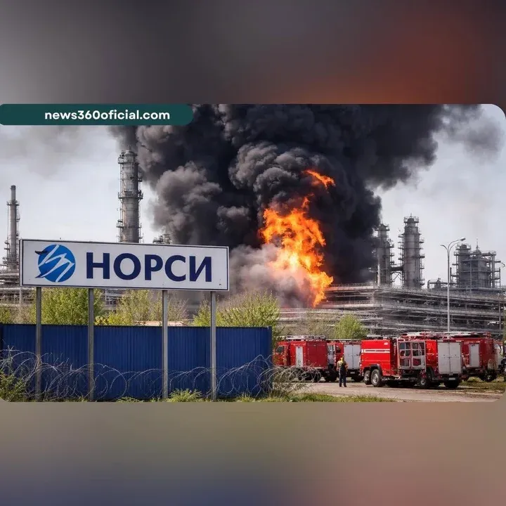 Ataque con drones de Ucrania golpea a una gran refinería de Rusia